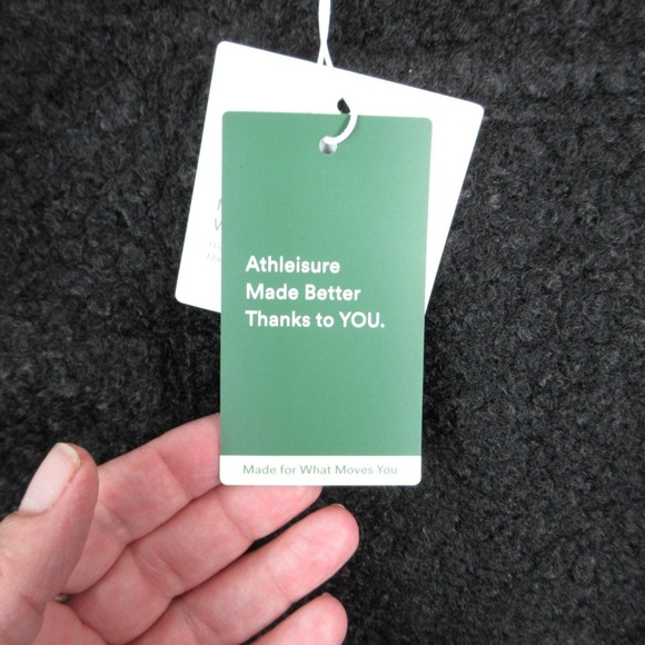 Halara Jumpsuit Womens L Petite Black Boucle Square Neck Pockets Sleeveless NWT - Picture 8 of 16